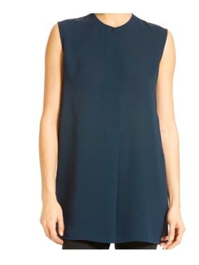 Vince Sleeveless Silk Blouse
